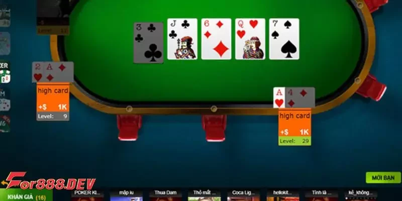 Cách tính điểm game Xì tố