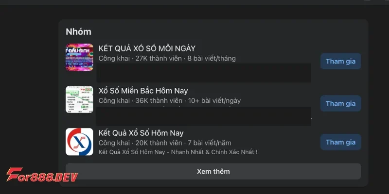 Theo dõi kết quả xổ số qua các trang mạng xã hội
